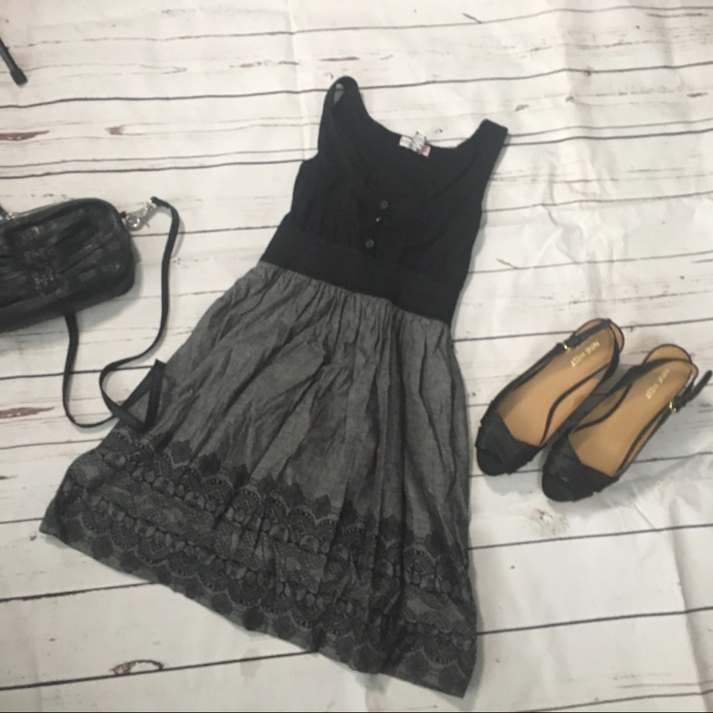 Body central fit and flair dress